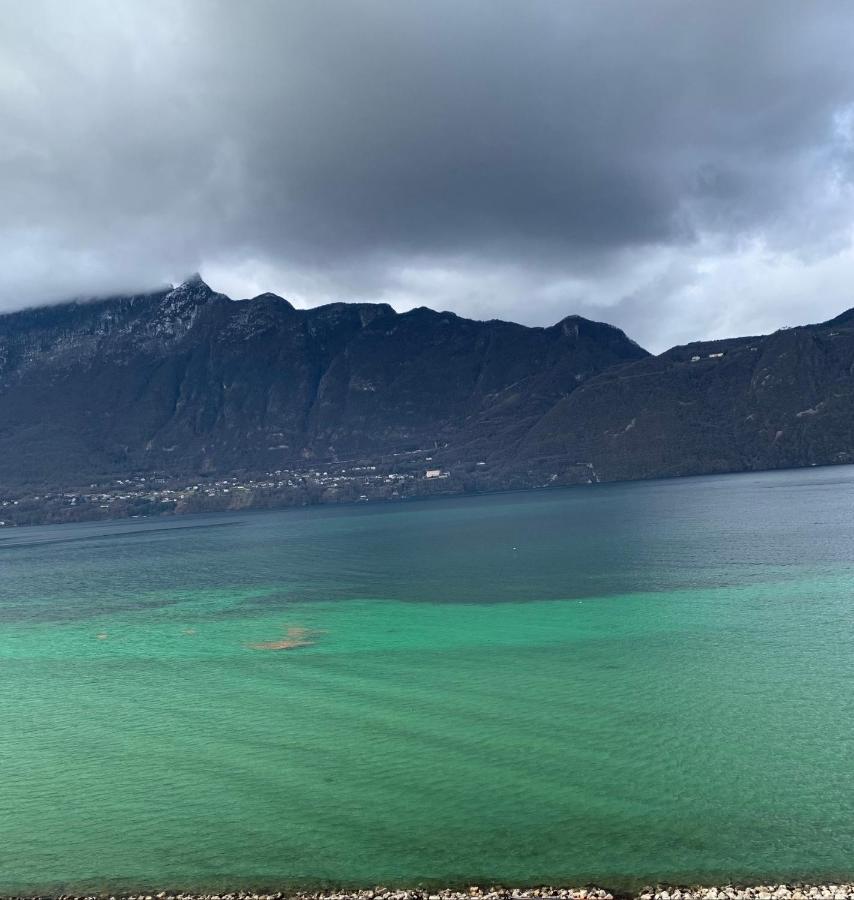 Le Lamartine, Vue Magnifique Face Au Lac Du Bourget Aix-les-Bains Eksteriør bilde